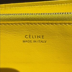 Celine Black Leather Wallet